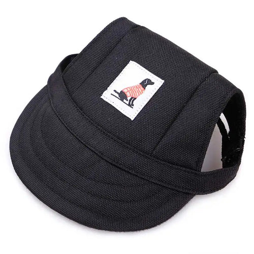 Pet Hat Dog Baseball Cap with Ear Holes Adjustable Puppy Cat Canvas