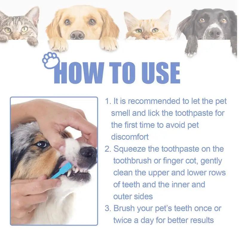 Dog Toothpaste Professional Pet Toothpaste Dental Care Travel Size