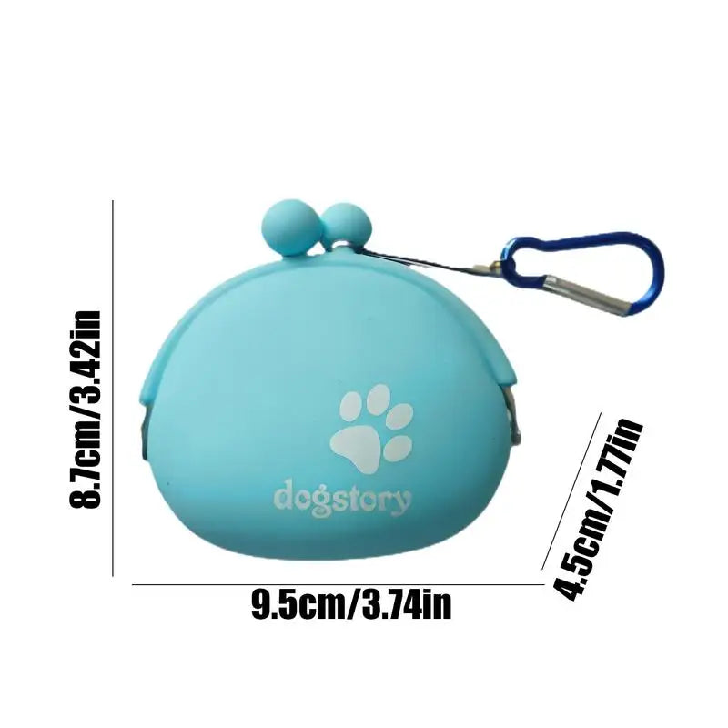 Dog Treat Pouch Safe Silicone Puppy Training Bag for Carrying Kibble