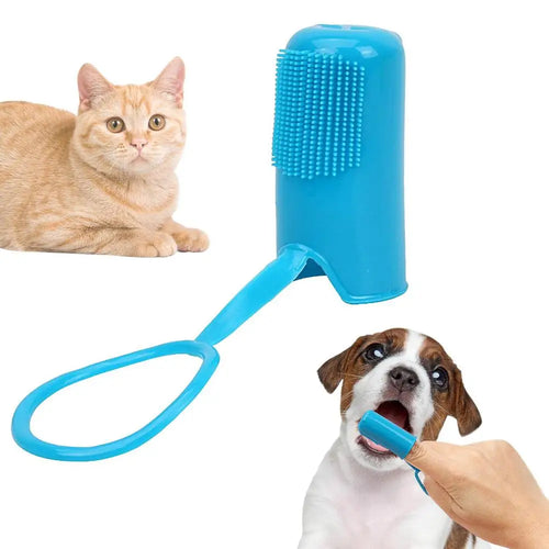 Finger Brush For Pet Teeth Portable Dog Toothbrush For Finger