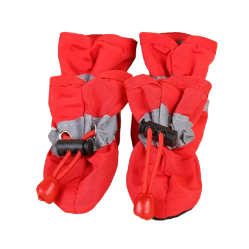 Waterproof Pet Dog Shoes Anti-slip Rain Boots Footwear