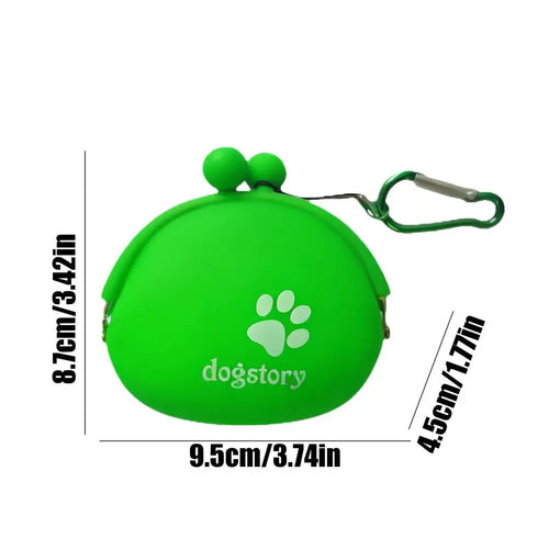 Dog Treat Pouch Safe Silicone Puppy Training Bag for Carrying Kibble