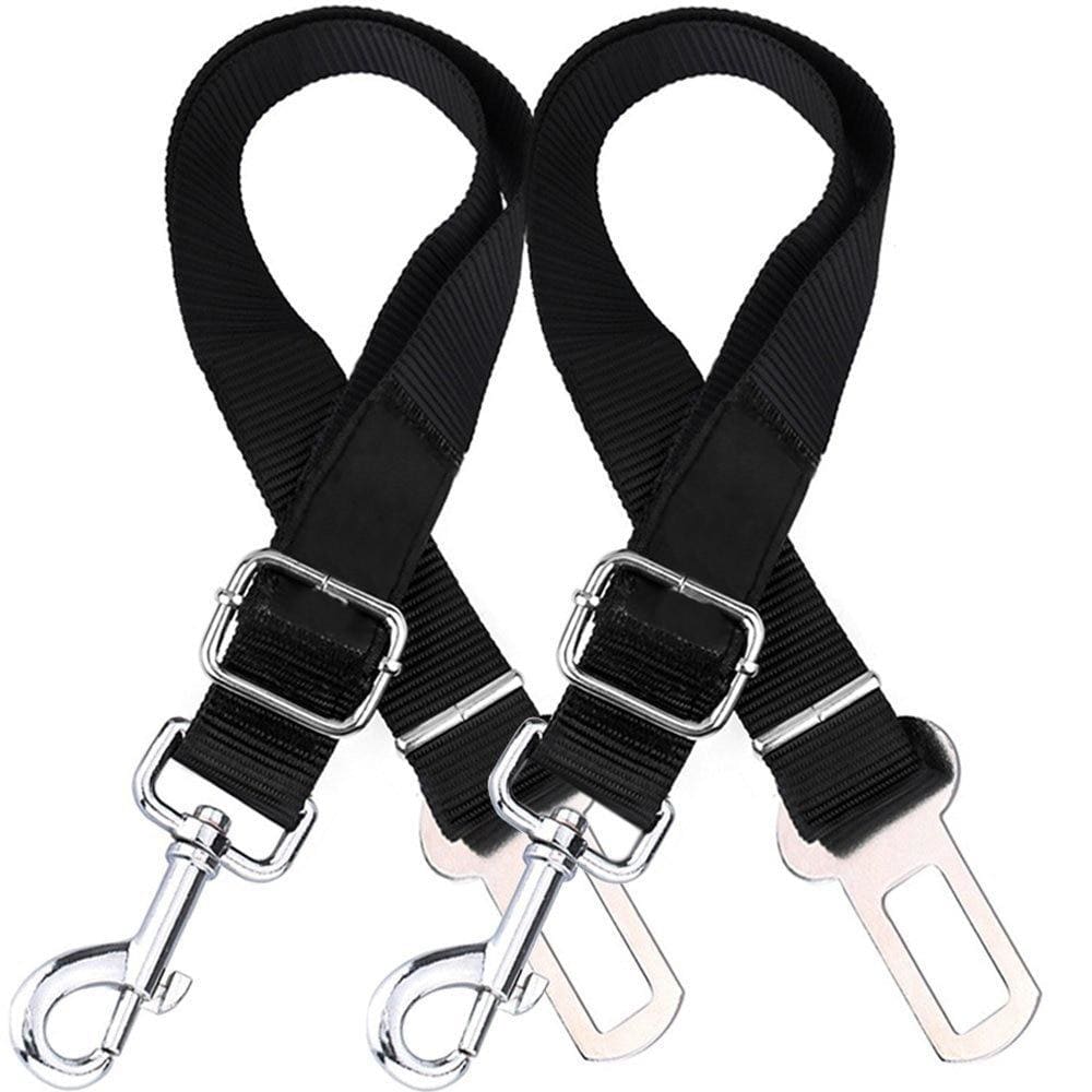 dropship 2 pack dog harness car suv seatbelt connector restrain adjustable tether for pet 218