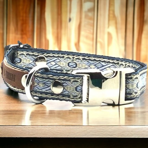 Engraved Cotton Dog Collar for Small Breeds