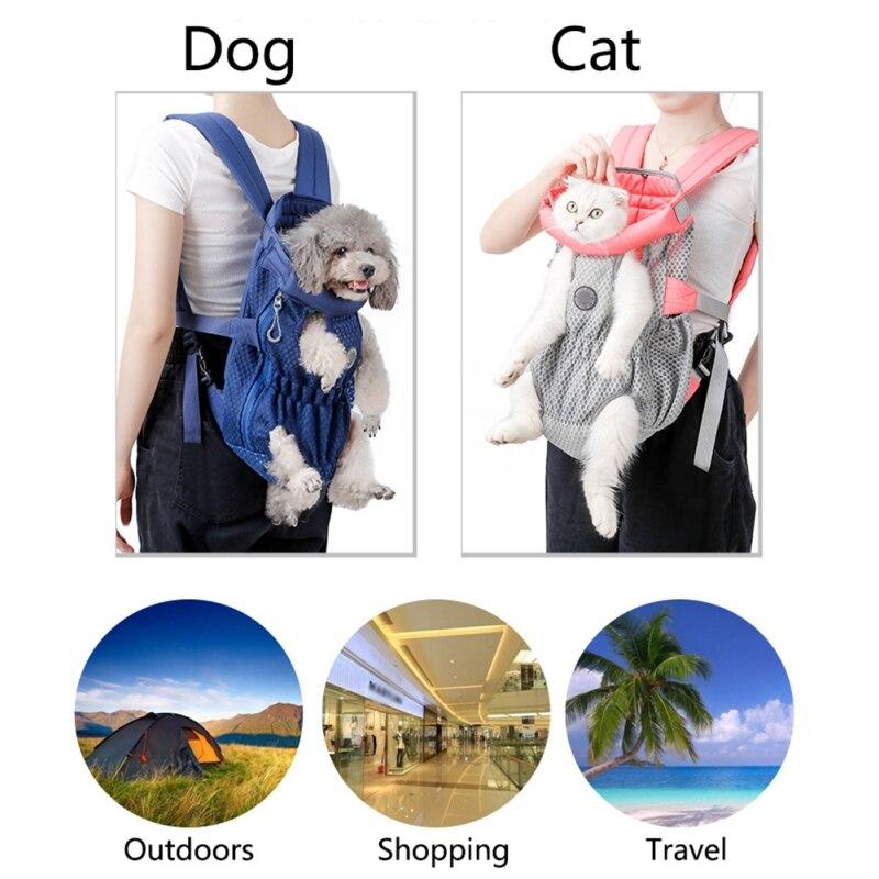 Pet Dog Carrier Backpack Breathable Outdoor Travel Products Bags